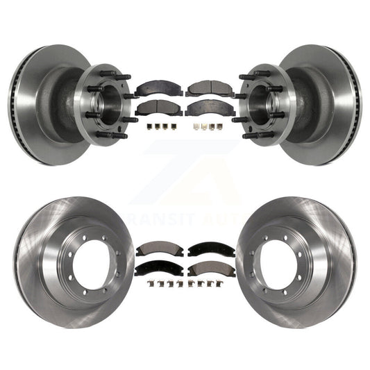 [Avant + Arrière] Kit de Disque et plaquette (céramique) de frein pour Ford E-450 Super Duty K8T-103358