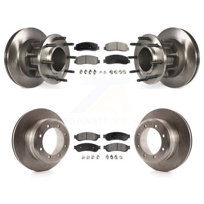 [Avant + Arrière] Kit de Disque et plaquette (céramique) de frein pour 2009-2010 Ford F-350 Super Duty RWD avec Dual Wheels K8T-103359