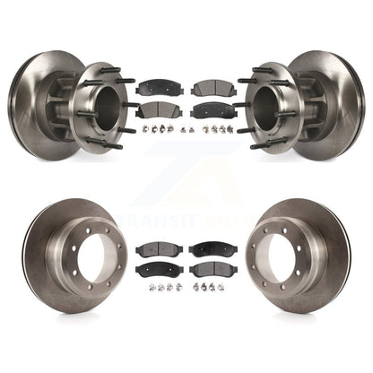 [Avant + Arrière] Kit de Disque et plaquette (céramique) de frein pour 2012 Ford F-350 Super Duty RWD avec Dual Wheels K8T-103360