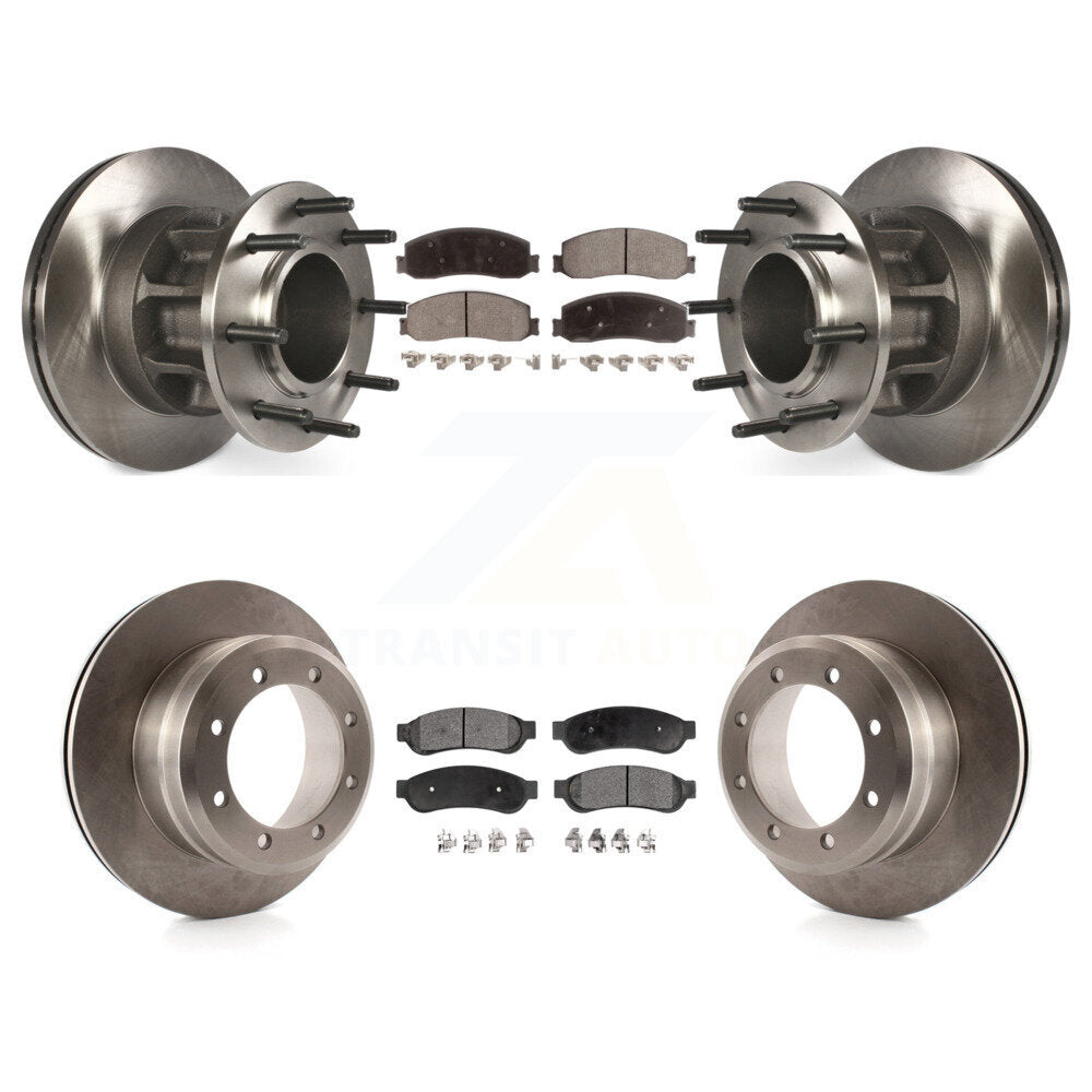 [Avant + Arrière] Kit de Disque et plaquette (céramique) de frein pour 2011 Ford F-350 Super Duty RWD avec Dual Wheels K8T-103362