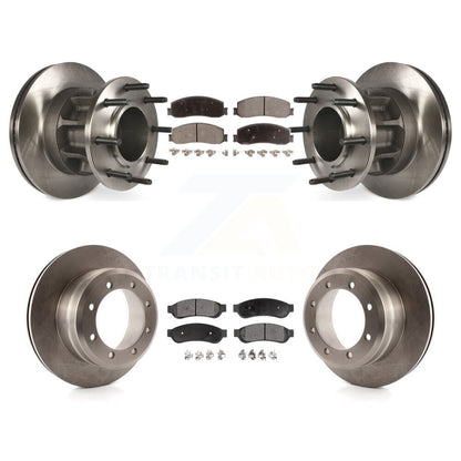 [Avant + Arrière] Kit de Disque et plaquette (céramique) de frein pour 2011 Ford F-350 Super Duty RWD avec Dual Wheels K8T-103362