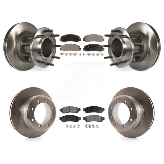 [Avant + Arrière] Kit de Disque et plaquette (céramique) de frein pour 2011 Ford F-350 Super Duty RWD avec Dual Wheels K8T-103362