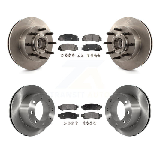 [Avant + Arrière] Kit de Disque et plaquette (céramique) de frein pour Ford F-250 Super Duty F-350 RWD K8T-103363