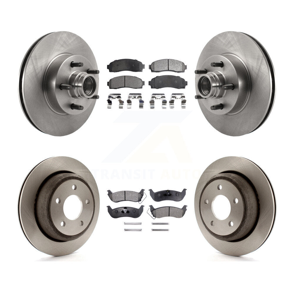 [Avant + Arrière] Kit de Disque et plaquette (céramique) de frein pour 2010-2011 Ford Ranger RWD K8T-103369