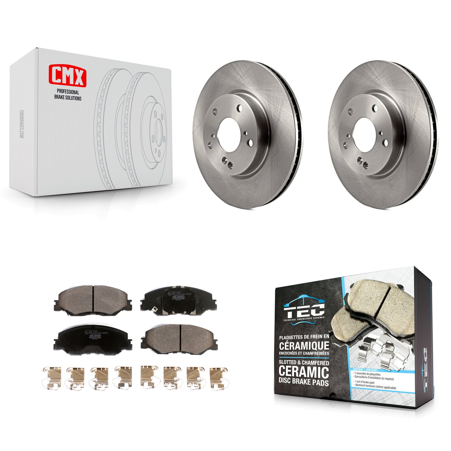 [Avant] Kit de Disque et plaquette (céramique) de frein pour Honda Insight Civic K8T-103379