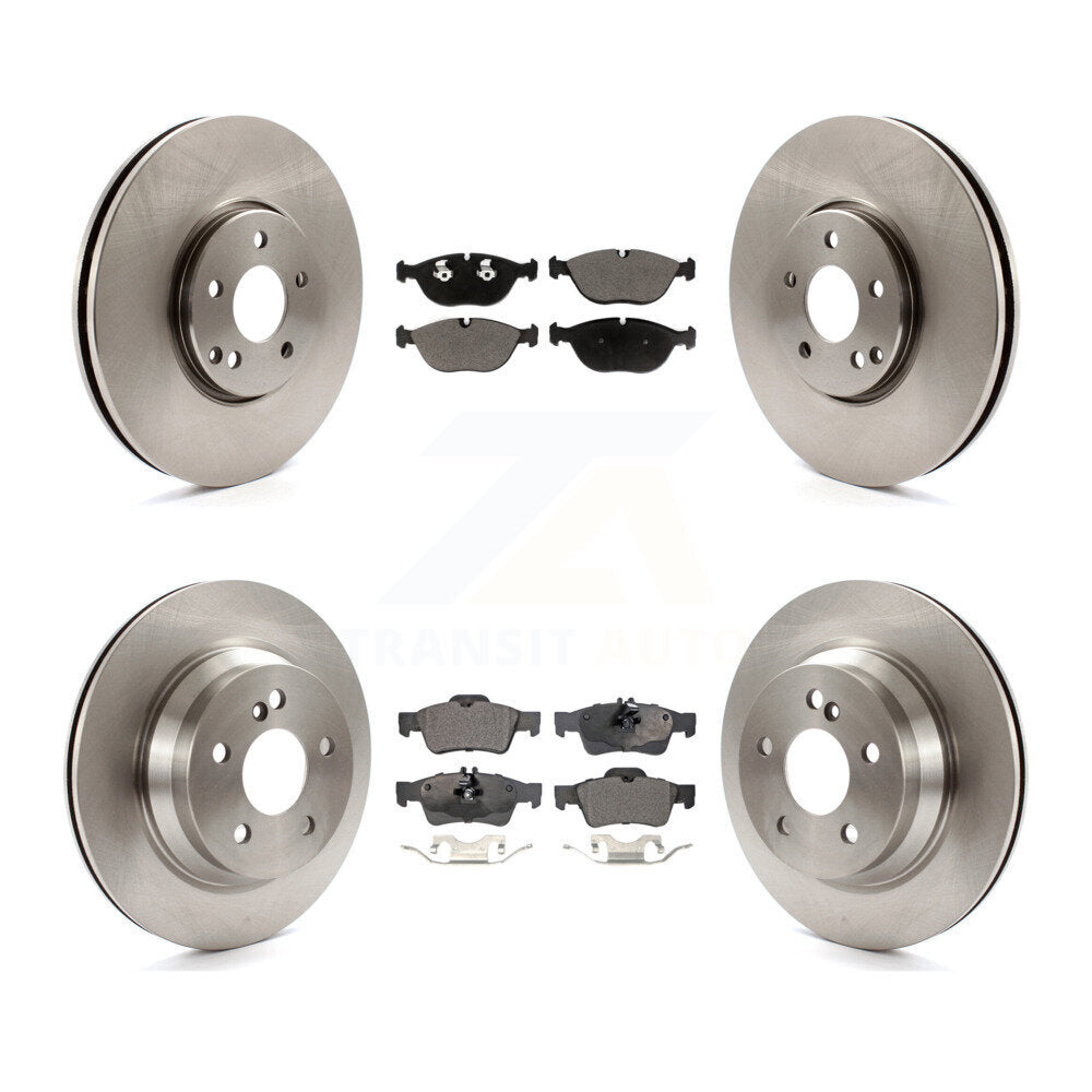 [Avant + Arrière] Kit de Disque et plaquette (céramique) de frein pour 2004-2005 Mercedes-Benz E500 AWD sans Sport Package K8T-103383
