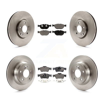 [Avant + Arrière] Kit de Disque et plaquette (céramique) de frein pour 2004-2005 Mercedes-Benz E500 AWD sans Sport Package K8T-103383