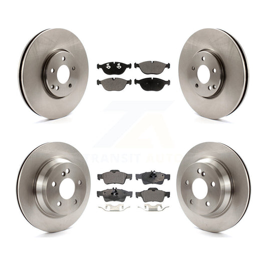 [Avant + Arrière] Kit de Disque et plaquette (céramique) de frein pour 2004-2005 Mercedes-Benz E500 AWD sans Sport Package K8T-103383