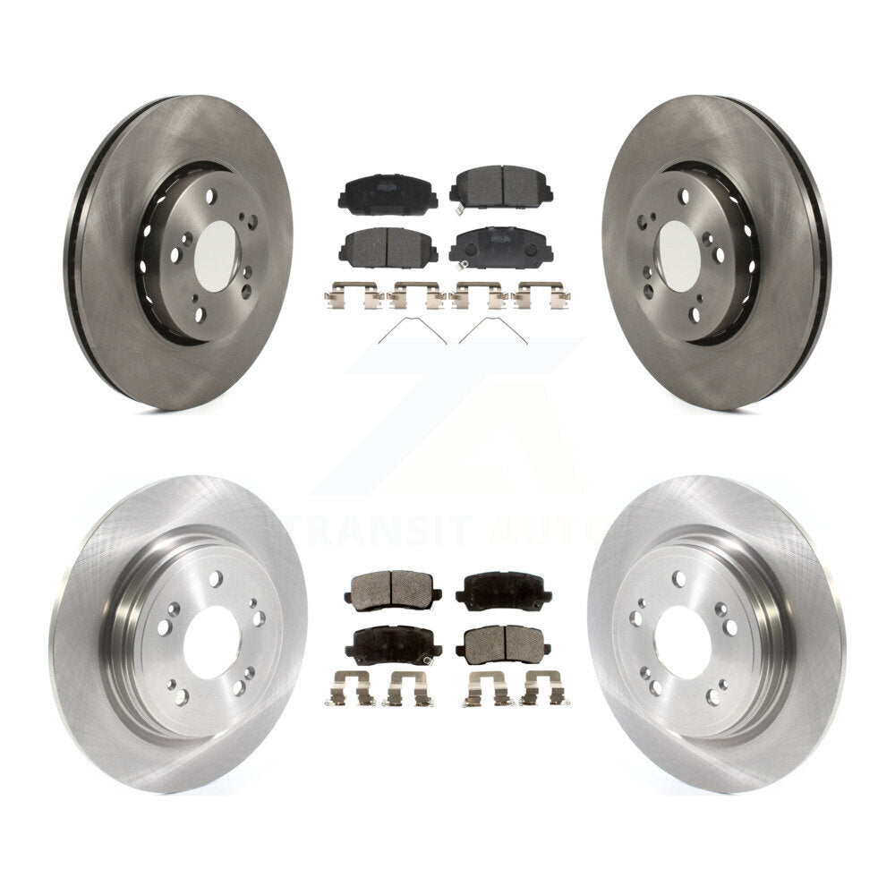 [Avant + Arrière] Kit de Disque et plaquette (céramique) de frein pour Acura RLX K8T-103385