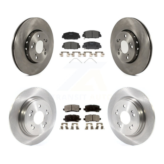 [Avant + Arrière] Kit de Disque et plaquette (céramique) de frein pour Acura RLX K8T-103385