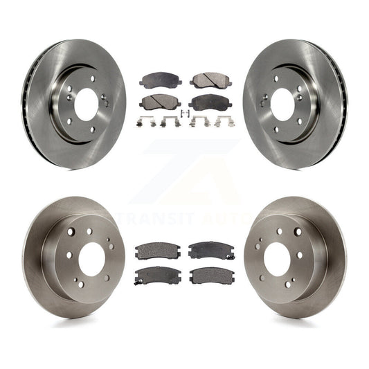 [Avant + Arrière] Kit de Disque et plaquette (céramique) de frein pour Mitsubishi Galant K8T-103401