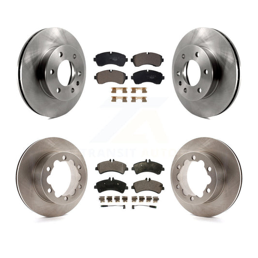 [Avant + Arrière] Kit de Disque et plaquette (céramique) de frein pour Sprinter 3500 Mercedes-Benz Dodge Freightliner K8T-103407