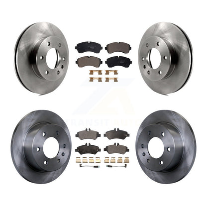 [Avant + Arrière] Kit de Disque et plaquette (céramique) de frein pour Sprinter 3500 Dodge Freightliner K8T-103408