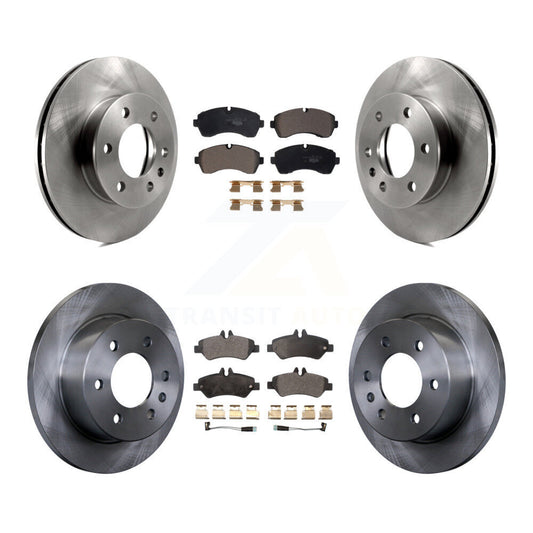 [Avant + Arrière] Kit de Disque et plaquette (céramique) de frein pour Sprinter 3500 Dodge Freightliner K8T-103408