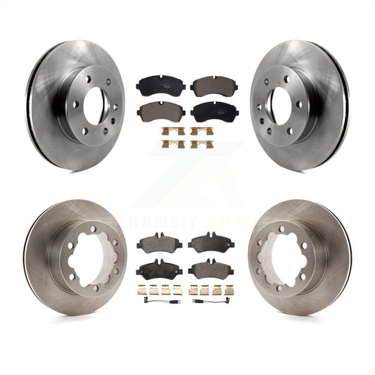 [Avant + Arrière] Kit de Disque et plaquette (céramique) de frein pour Mercedes-Benz Sprinter 3500 K8T-103409 par Transit Auto