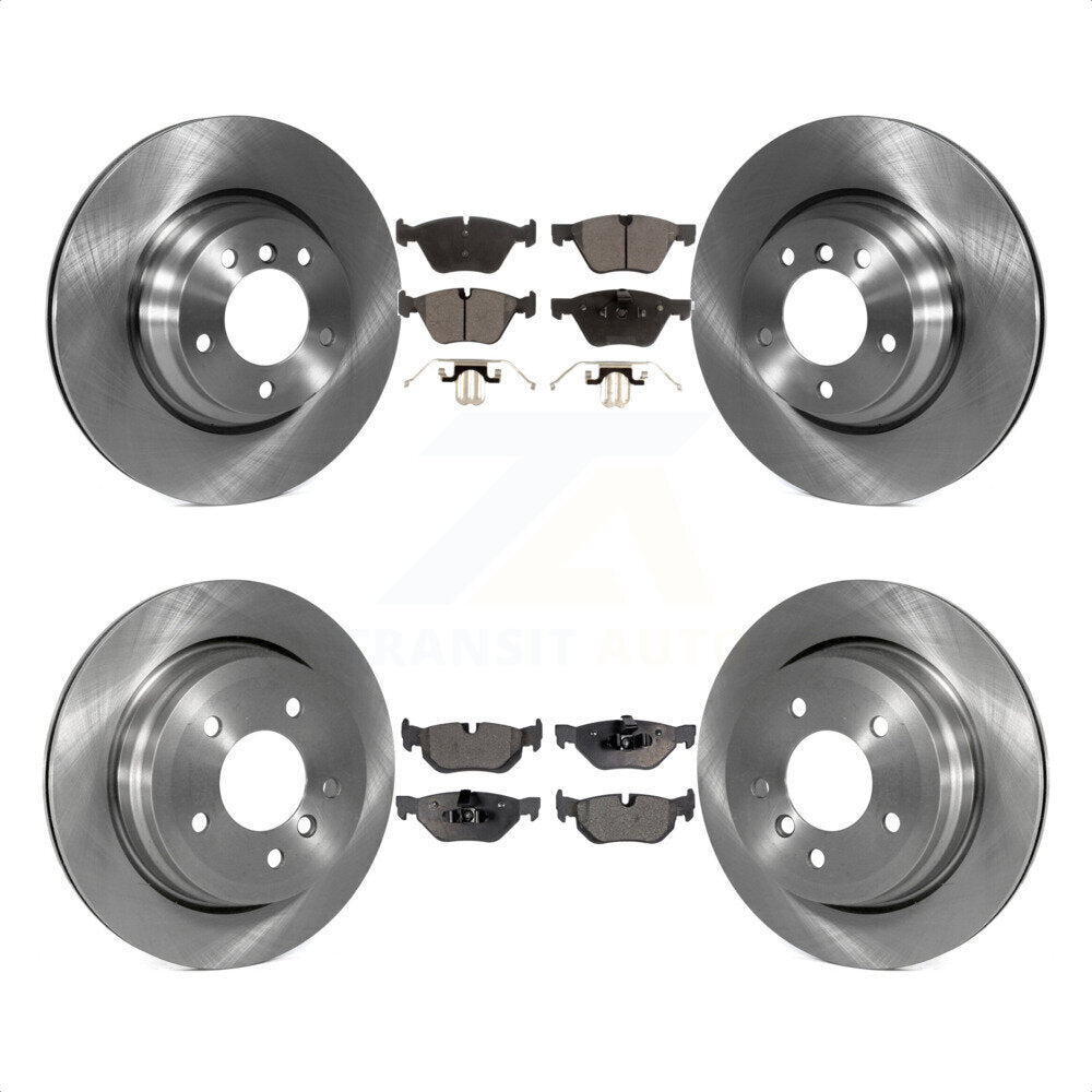 [Avant + Arrière] Kit de Disque et plaquette (céramique) de frein pour 2012 BMW X1 xDrive28i avec 300mm Diameter Rotor K8T-103411 par Transit Auto