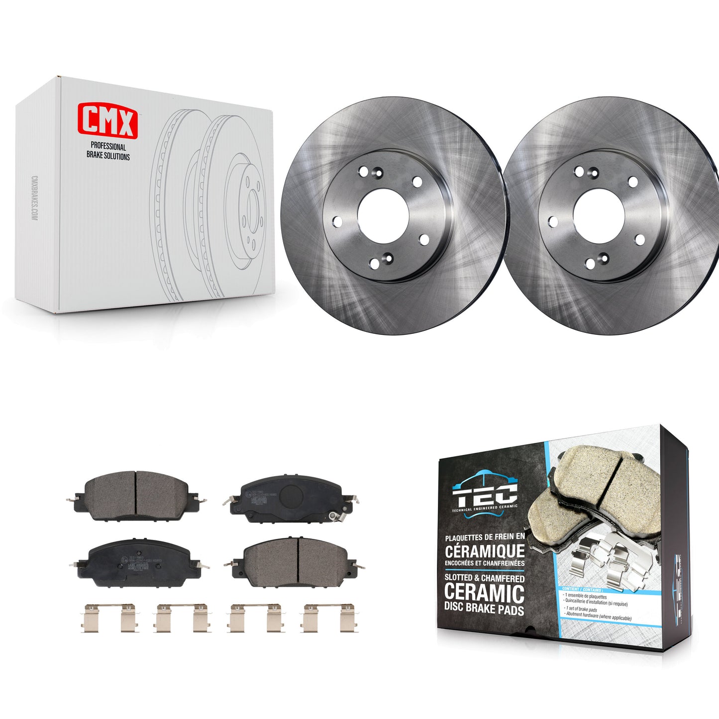 [Avant] Kit de Disque et plaquette (céramique) de frein pour 2016 Honda Accord LX-S avec 2.4L K8T-103421