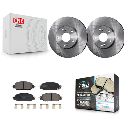 [Avant] Kit de Disque et plaquette (céramique) de frein pour 2016 Honda Accord LX-S avec 2.4L K8T-103421