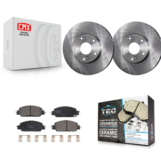 [Avant] Kit de Disque et plaquette (céramique) de frein pour 2016 Honda Accord LX-S avec 2.4L K8T-103421