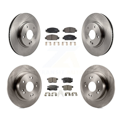 [Avant + Arrière] Kit de Disque et plaquette (céramique) de frein pour 2017 Honda Accord LX-S K8T-103434