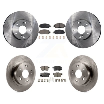 [Avant + Arrière] Kit de Disque et plaquette (céramique) de frein pour 2016 Honda Accord LX-S avec 2.4L K8T-103435