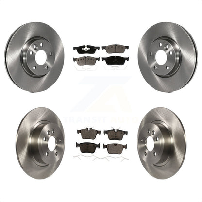 [Avant + Arrière] Kit de Disque et plaquette (céramique) de frein pour 2016-2017 Land Rover Range Evoque avec 300mm Diameter Rotor K8T-103437 par Transit Auto