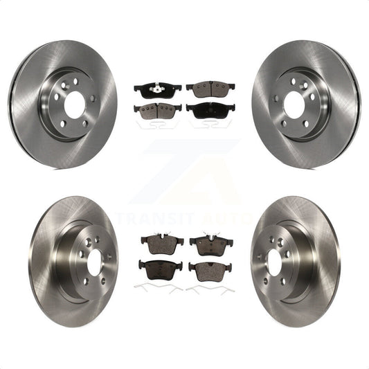 [Avant + Arrière] Kit de Disque et plaquette (céramique) de frein pour 2016-2017 Land Rover Range Evoque avec 300mm Diameter Rotor K8T-103437 par Transit Auto