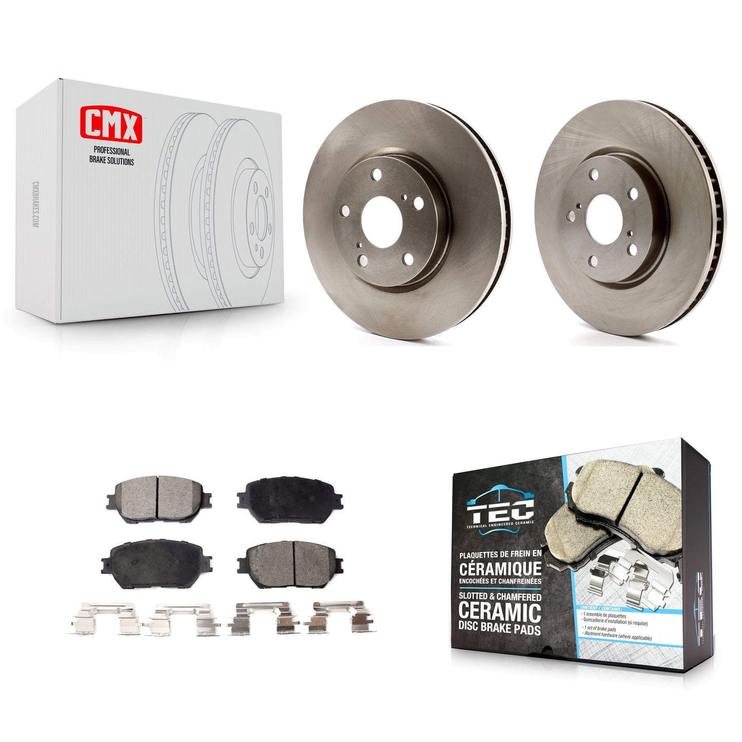 [Avant] Kit de Disque et plaquette (céramique) de frein pour Lexus IS250 GS300 K8T-103452