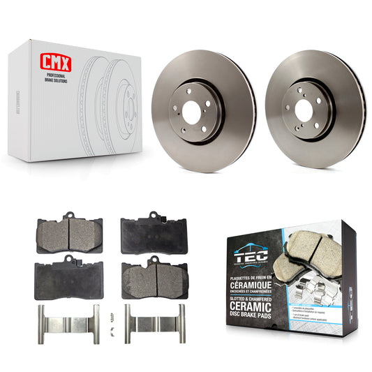 [Avant] Kit de Disque et plaquette (céramique) de frein pour Lexus IS350 IS200t GS350 IS300 GS430 GS450h GS460 K8T-103454