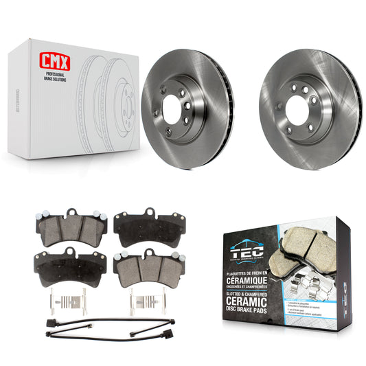 [Avant] Kit de Disque et plaquette (céramique) de frein pour Audi Q7 Porsche Cayenne Volkswagen Touareg K8T-103457