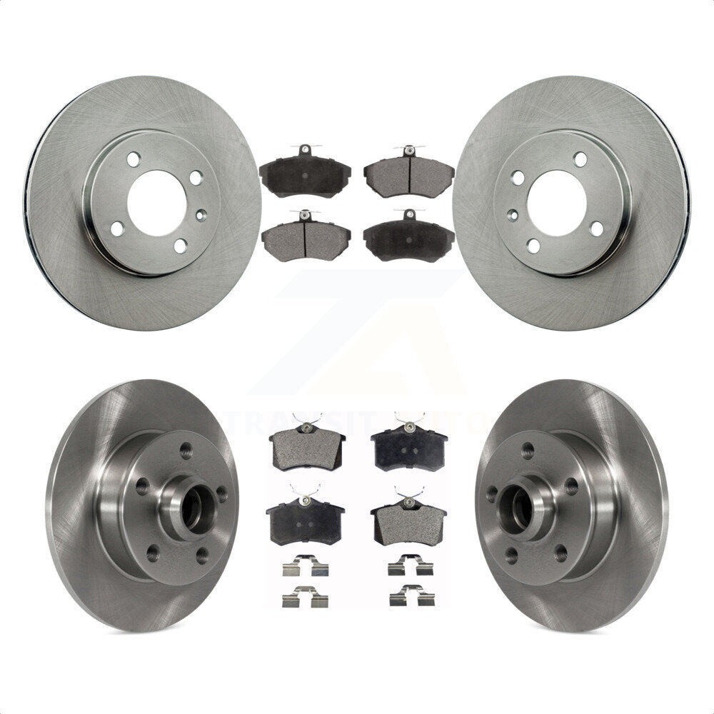 [Avant + Arrière] Kit de Disque et plaquette (céramique) de frein pour Volkswagen Golf K8T-103465 par Transit Auto