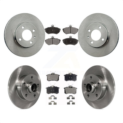 [Avant + Arrière] Kit de Disque et plaquette (céramique) de frein pour Volkswagen Golf K8T-103465 par Transit Auto