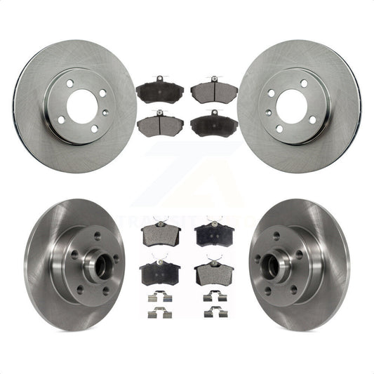 [Avant + Arrière] Kit de Disque et plaquette (céramique) de frein pour Volkswagen Golf K8T-103465 par Transit Auto