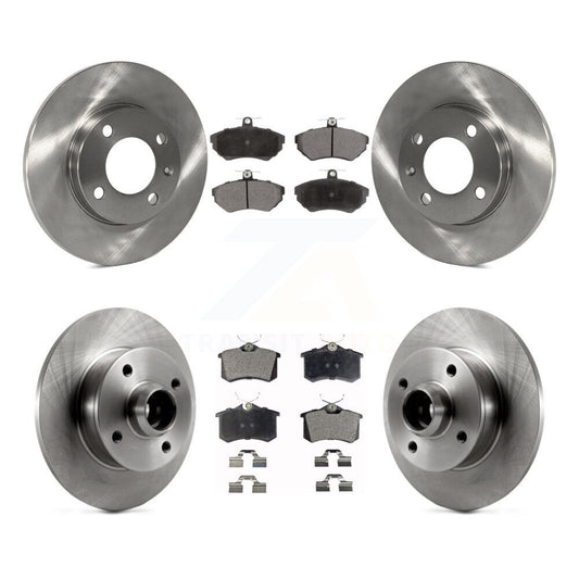 [Avant + Arrière] Kit de Disque et plaquette (céramique) de frein pour 1996 Volkswagen Golf 1.9L avec 4 Lug Wheels K8T-103466