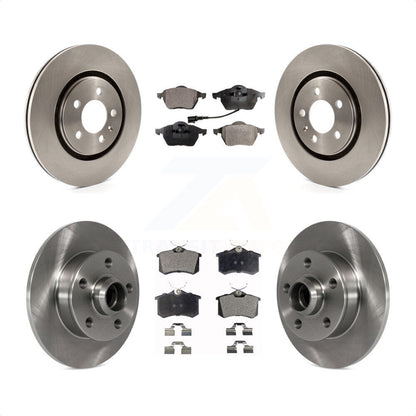 [Avant + Arrière] Kit de Disque et plaquette (céramique) de frein pour 1996 Volkswagen Passat 2.8L K8T-103469 par Transit Auto
