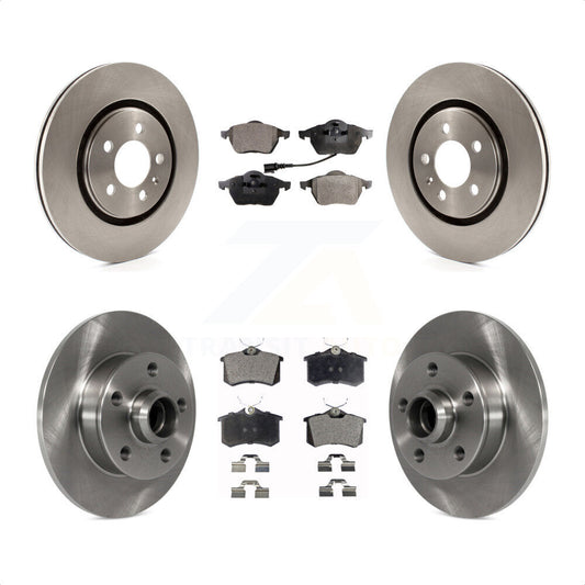 [Avant + Arrière] Kit de Disque et plaquette (céramique) de frein pour 1996 Volkswagen Passat 2.8L K8T-103469 par Transit Auto