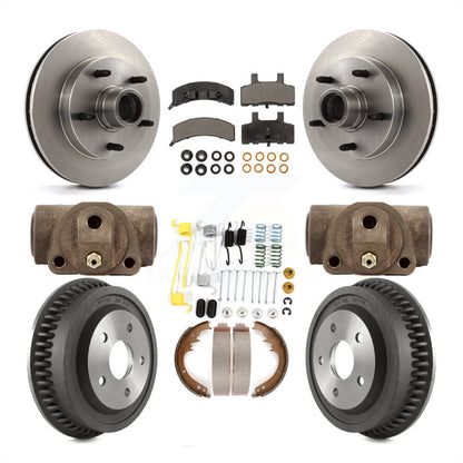 [Avant + Arrière] Kit de Disque et plaquette (céramique) de frein pour 1994-1999 Dodge Ram 1500 RWD K8T-103489 par Transit Auto