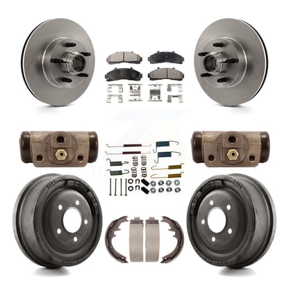 [Avant + Arrière] Kit de Disque et plaquette (céramique) de frein pour Ford Ranger avec 10" Diameter K8T-103492
