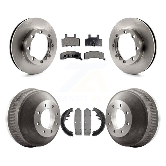 [Avant + Arrière] Kit de Disque et plaquette (céramique) de frein pour 1988-1989 K3500 Chevrolet GMC K8T-103504
