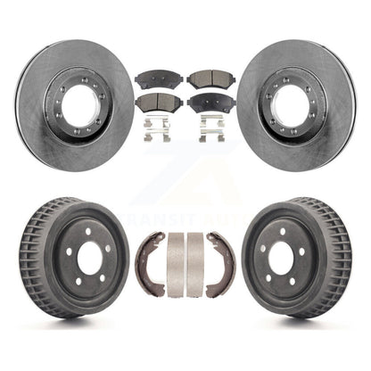 [Avant + Arrière] Kit de Disque et plaquette (céramique) de frein pour Buick Century Chevrolet Venture Pontiac Montana Oldsmobile Silhouette Trans Sport K8T-103510