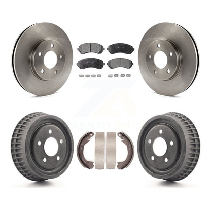 [Avant + Arrière] Kit de Disque et plaquette (céramique) de frein pour 2002-2004 Chevrolet Venture Pontiac Montana Oldsmobile Silhouette K8T-103511