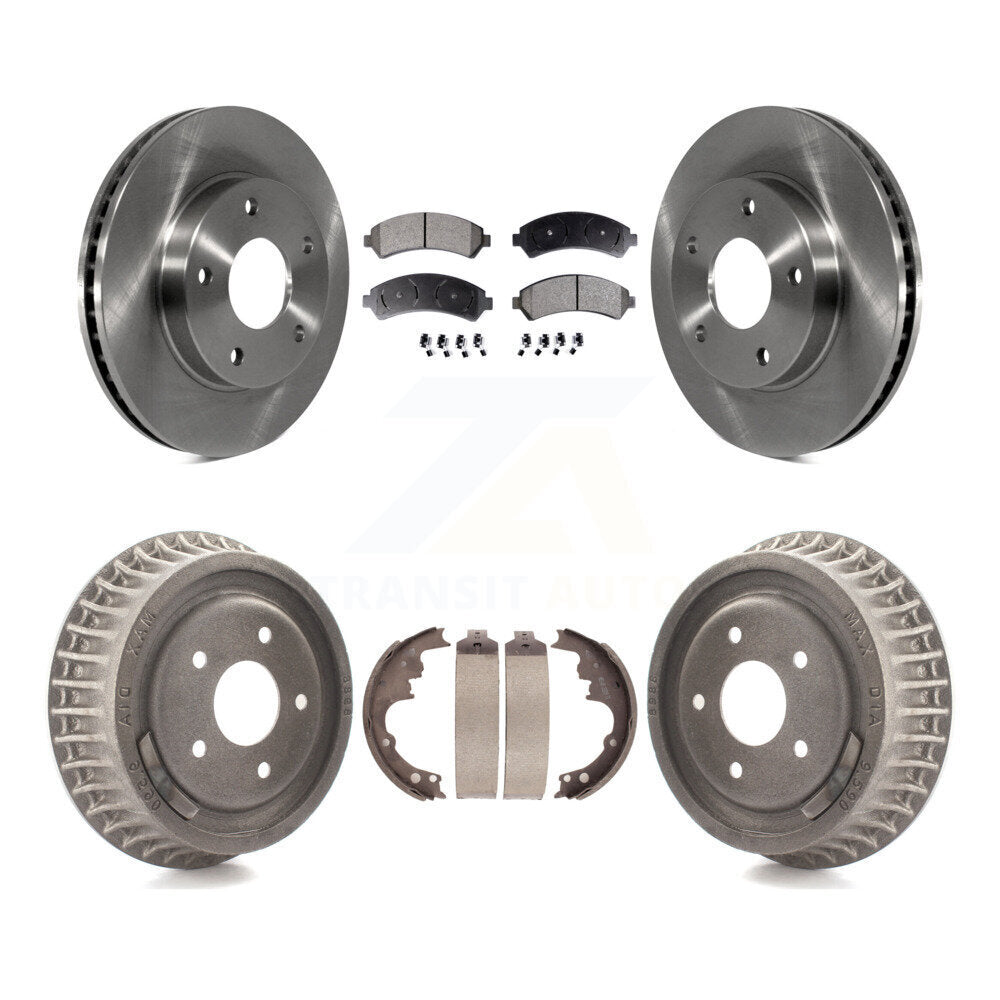 [Avant + Arrière] Kit de Disque et plaquette (céramique) de frein pour 1998-2003 Chevrolet S10 4WD K8T-103512