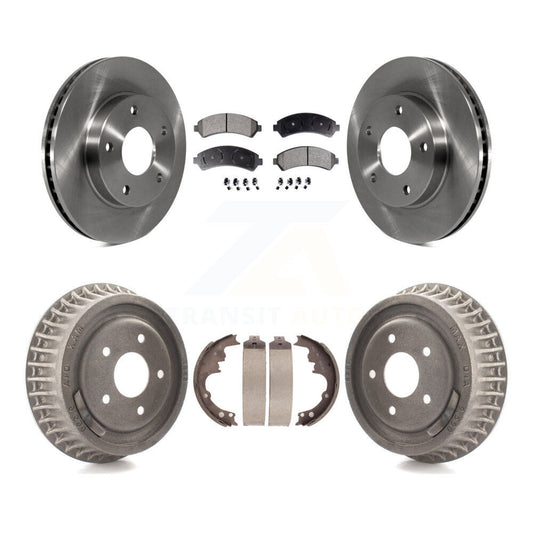 [Avant + Arrière] Kit de Disque et plaquette (céramique) de frein pour 1998-2003 Chevrolet S10 4WD K8T-103512