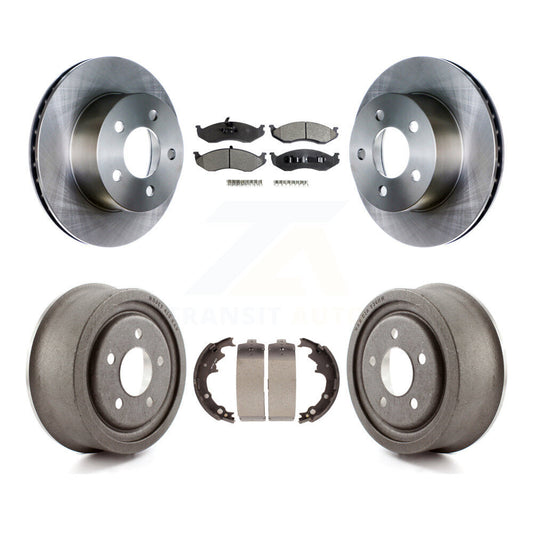 [Avant + Arrière] Kit de Disque et plaquette (céramique) de frein pour Jeep Wrangler Cherokee K8T-103516