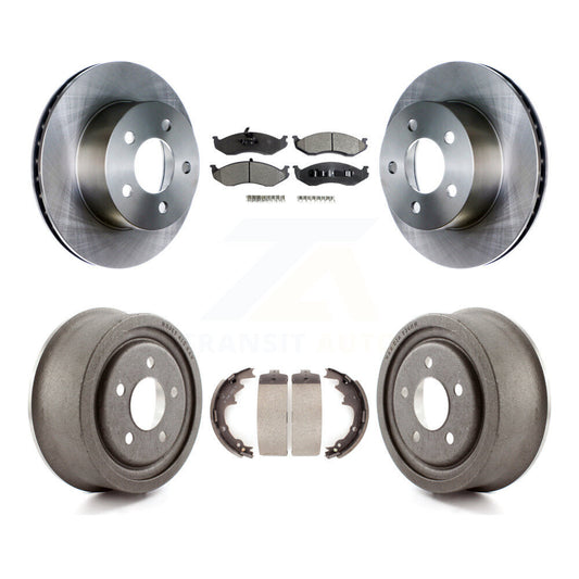 [Avant + Arrière] Kit de Disque et plaquette (céramique) de frein pour Jeep TJ K8T-103517