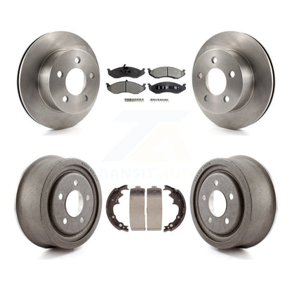 [Avant + Arrière] Kit de Disque et plaquette (céramique) de frein pour Jeep Wrangler K8T-103518