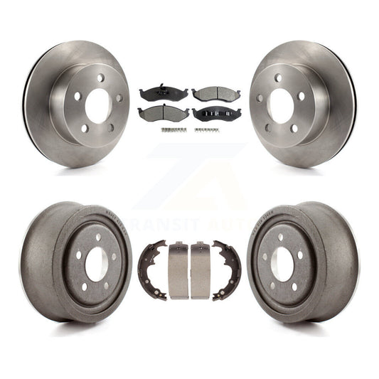 [Avant + Arrière] Kit de Disque et plaquette (céramique) de frein pour Jeep Wrangler K8T-103518