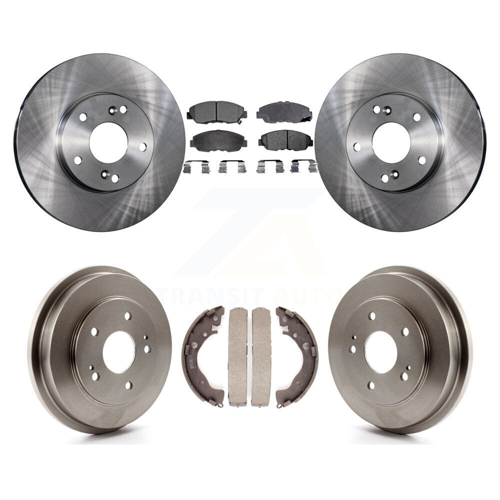 [Avant + Arrière] Kit de Disque et plaquette (céramique) de frein pour 2011 Honda Civic GX K8T-103523