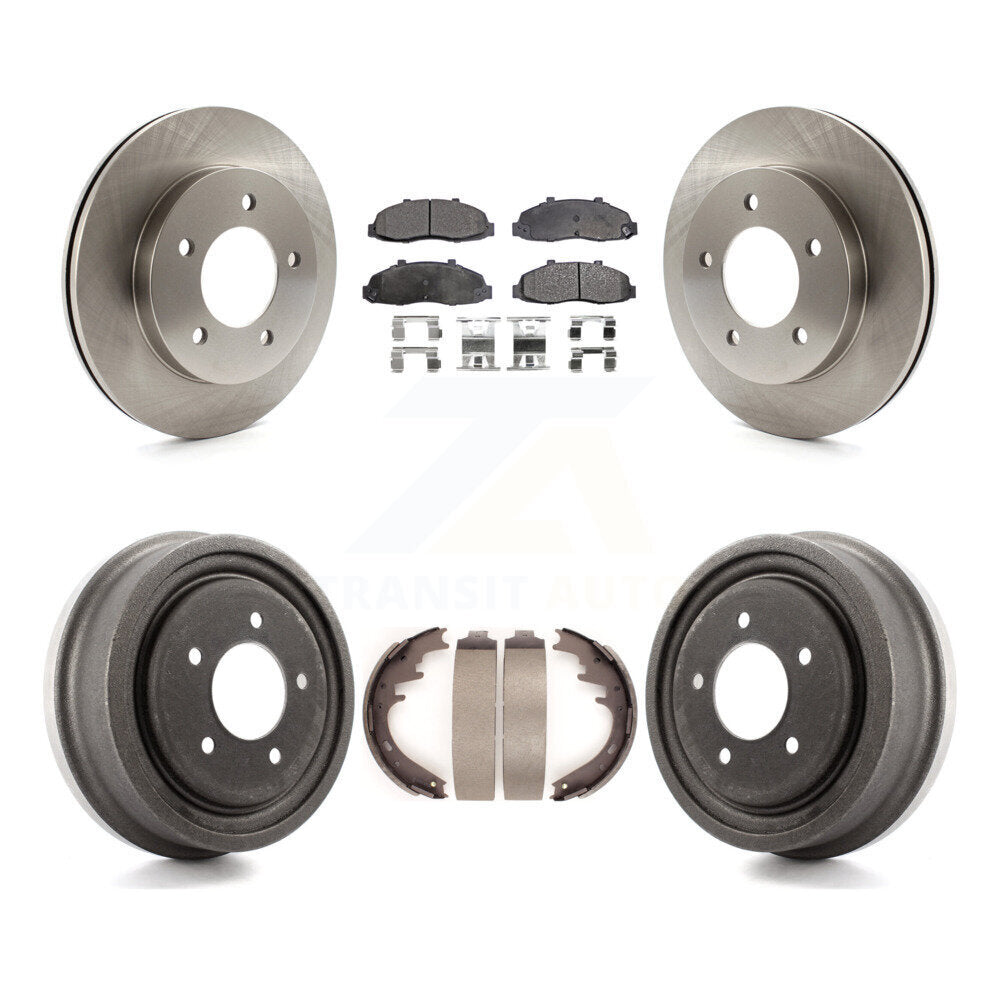 [Avant + Arrière] Kit de Disque et plaquette (céramique) de frein pour Ford F-150 4WD K8T-103524