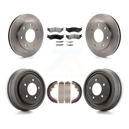 [Avant + Arrière] Kit de Disque et plaquette (céramique) de frein pour 1999 Ford F-150 4WD avec 7 Lug Wheels K8T-103525